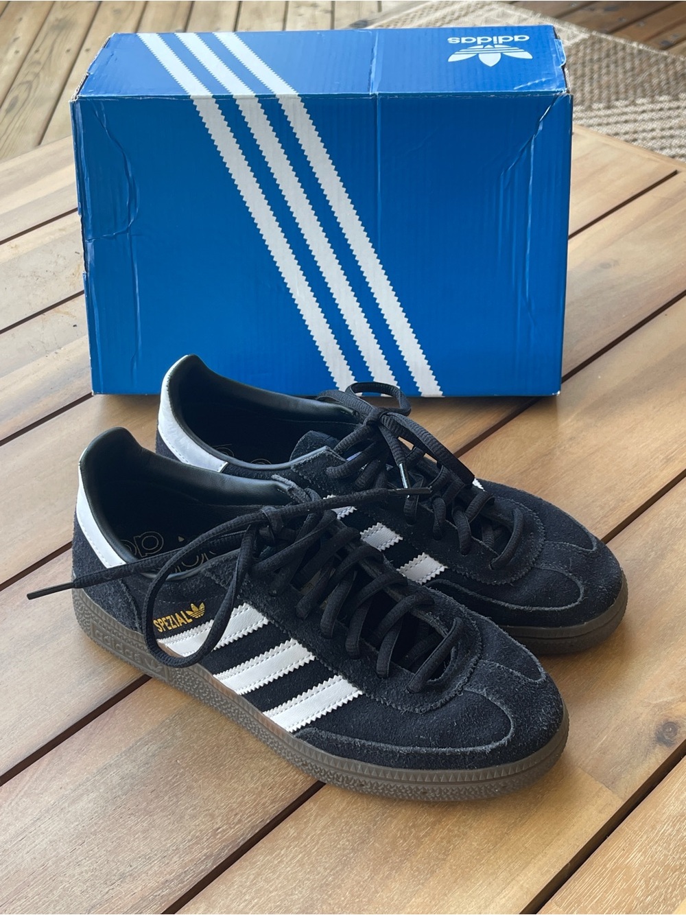 Adidas Spezial Black & White Sneakers